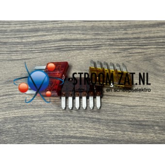 Multi 6 Zekering  5A ,  7.5A of 10A per stuk 